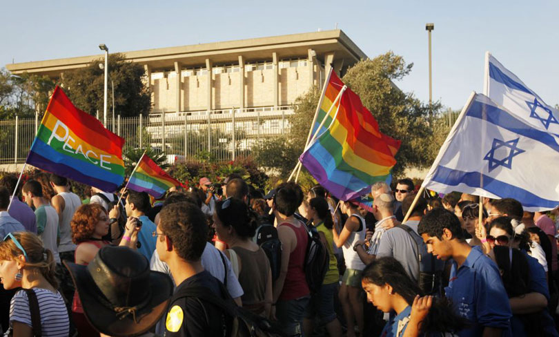 Pride March Near the Knesset